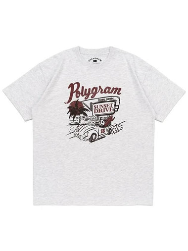 DRIVE THRU T SHIRTS LIGHT MELANGE - POLYGRAM - BALAAN 1