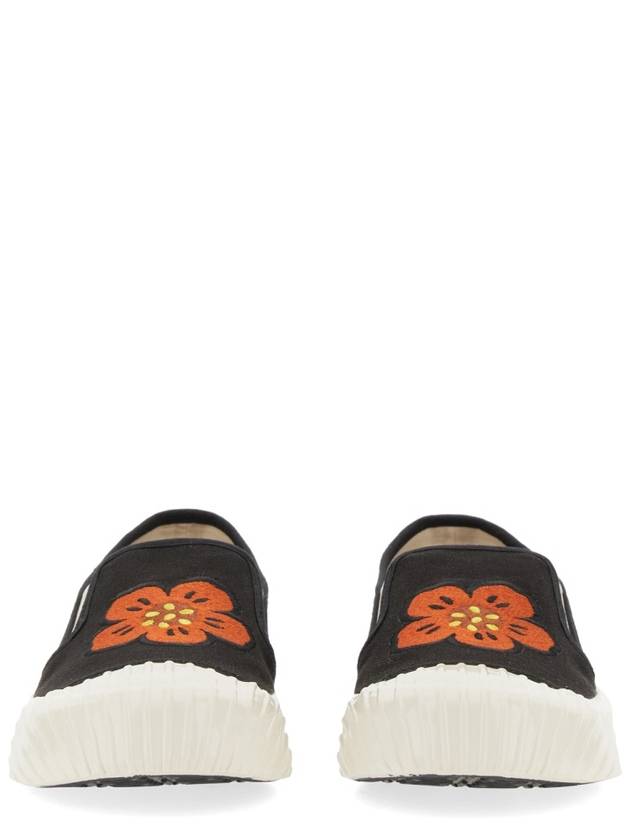 School Boke Flower Slip-On Black - KENZO - BALAAN 8