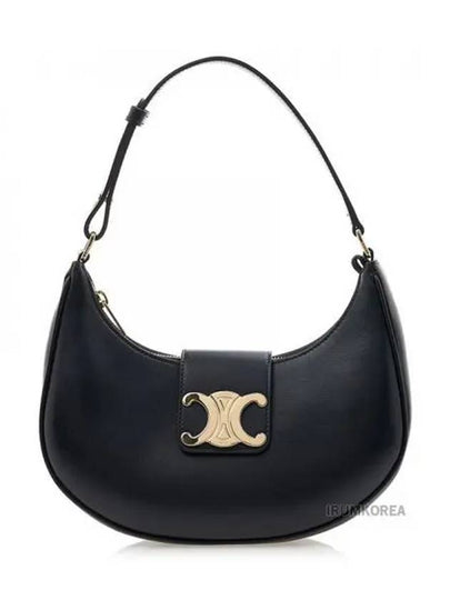 Ava Triomphe Smooth Calfskin Shoulder Bag Black - CELINE - BALAAN 2