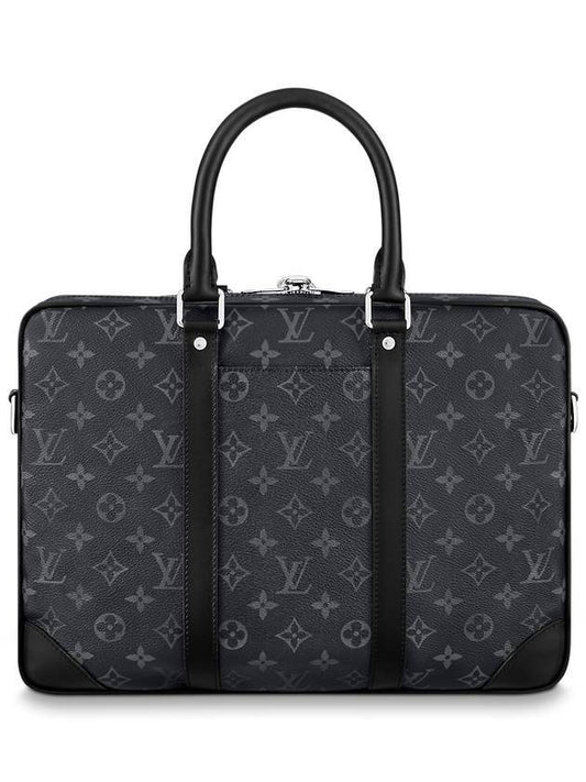 Porte Documents Voyage PM Brief Case Grey - LOUIS VUITTON - BALAAN 1