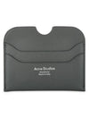 Silver Logo Card Wallet Dark Grey - ACNE STUDIOS - BALAAN 4