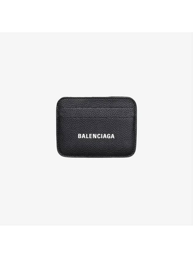 Cash Logo Card Wallet Black - BALENCIAGA - BALAAN 2