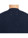 Cashmere Back Stitch Cardigan Navy - MAISON MARGIELA - BALAAN 5