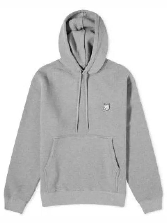 Bold Fox Head Patch Comfort Hoodie Grey - MAISON KITSUNE - BALAAN 2