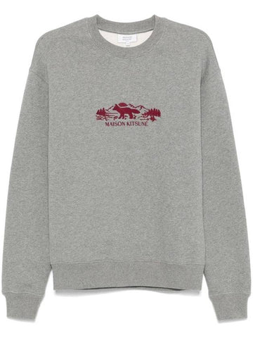 MAISON KITSUNÉ OUTDOOR PROFILE FOX COMFORT SWEATSHIRT - MAISON KITSUNE - BALAAN 1