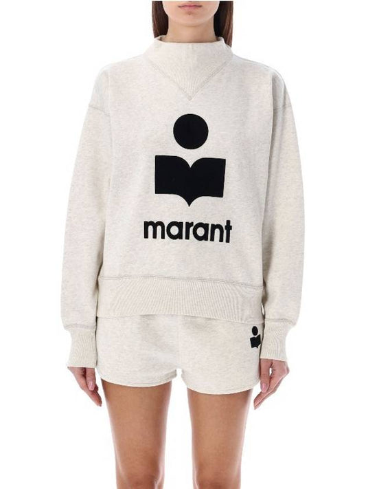 Moby Logo Print Sweatshirt Ecru - ISABEL MARANT - BALAAN 2