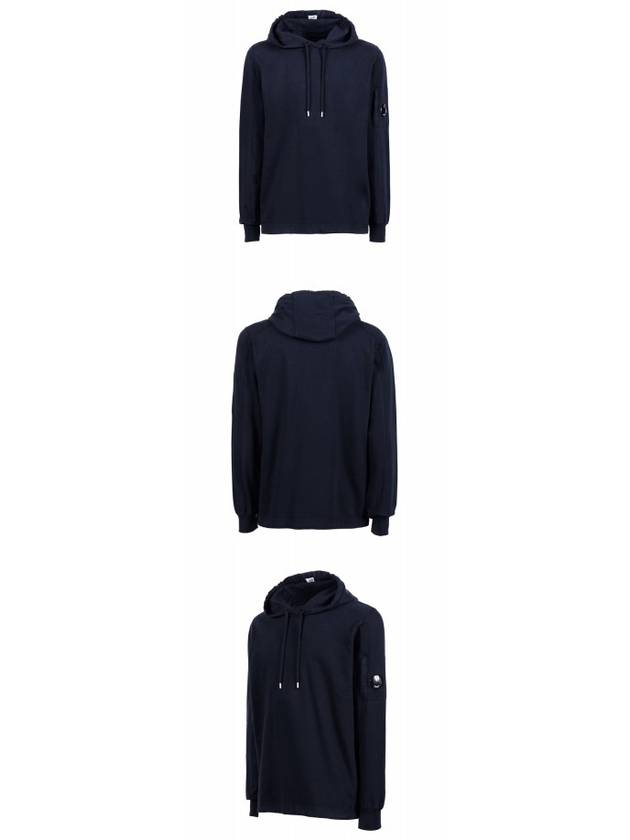 Men's Lens Wappen Hoodie Navy - CP COMPANY - BALAAN 5