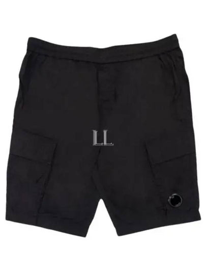 Chrome R Bermuda Shorts Black - CP COMPANY - BALAAN 2