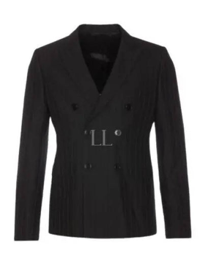 Carnaby Striped Wool Blazer Jacket Black - CELINE - BALAAN 2