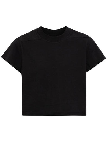 Rick Owens DRKSHDW Top Cropped Small Level T, Women's, Black - RICK OWENS - BALAAN 1