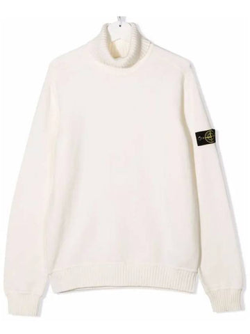 Kids Women s Wappen Turtleneck Knit 7516504A2 V0001 - STONE ISLAND - BALAAN 1