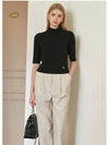 Autumn Tint Turtleneck Middle Black - MICANE - BALAAN 4