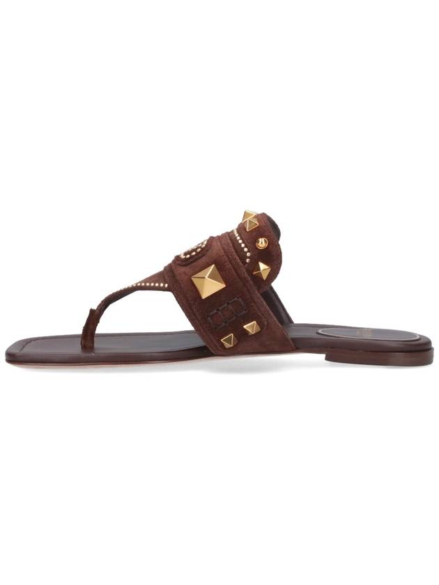 Valentino Garavani Sandals Brown - VALENTINO - BALAAN 3