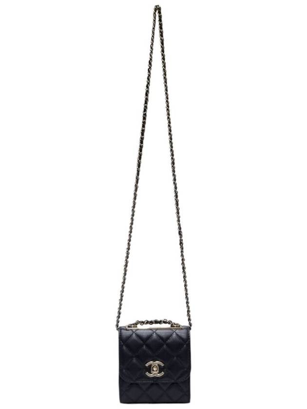 A81633 Black Lambskin Trend CC Mini Cross Bag - CHANEL - BALAAN 2