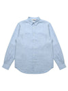 Linen Long Sleeve Shirt Sky Blue SW22SH01SL - SOLEW - BALAAN 2