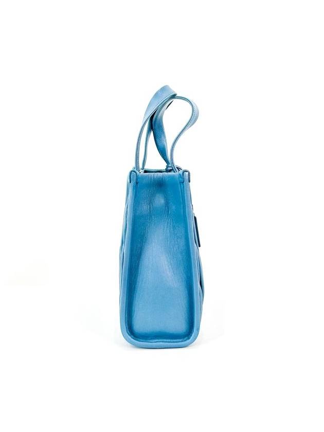 MiuMiu Women s Materasse Nappa Leather Tote Bag Marina Blue - MIU MIU - BALAAN 4