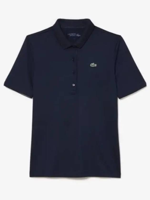 Women's Golf Performance Ultra Dry Short Sleeve Polo Shirt Navy - LACOSTE - BALAAN 2