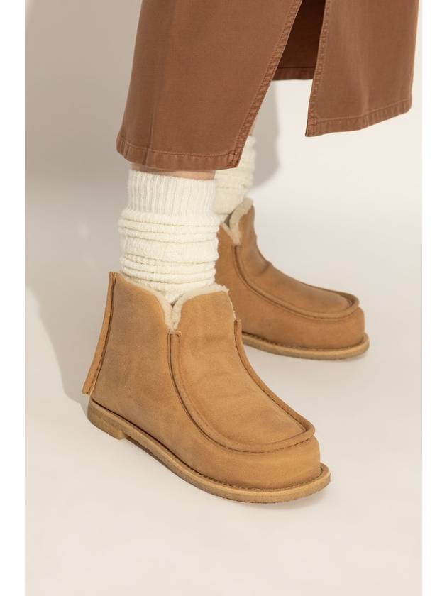 JW Anderson Ankle Snow Boots, Women's, Beige - JW ANDERSON - BALAAN 2