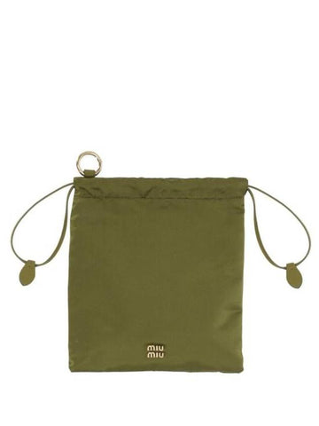 Duchesse Pouch Bag Ivy Green - MIU MIU - BALAAN 1