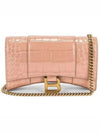 hour glass chain wallet cross bag pink beige - BALENCIAGA - BALAAN 2