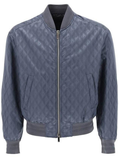 Men's CD Diamond Bomber Jacket Grey - DIOR - BALAAN 2