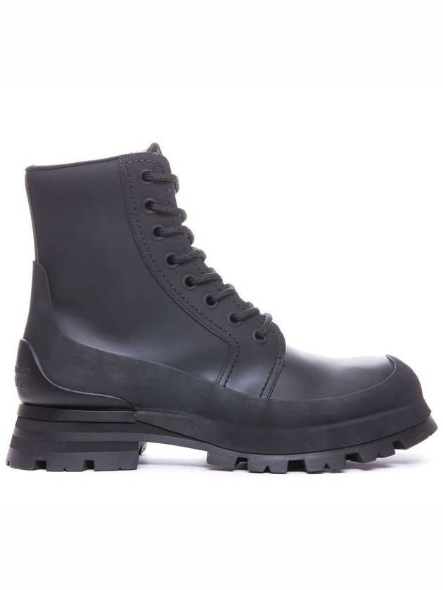 Wander Leather Combat Boots Black - ALEXANDER MCQUEEN - BALAAN 2