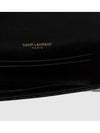 Matelasse Envelope Small Half Wallet Black - SAINT LAURENT - BALAAN 4