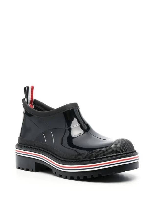 Women's Molded Rubber Garden Middle Boots Black - THOM BROWNE - BALAAN 3