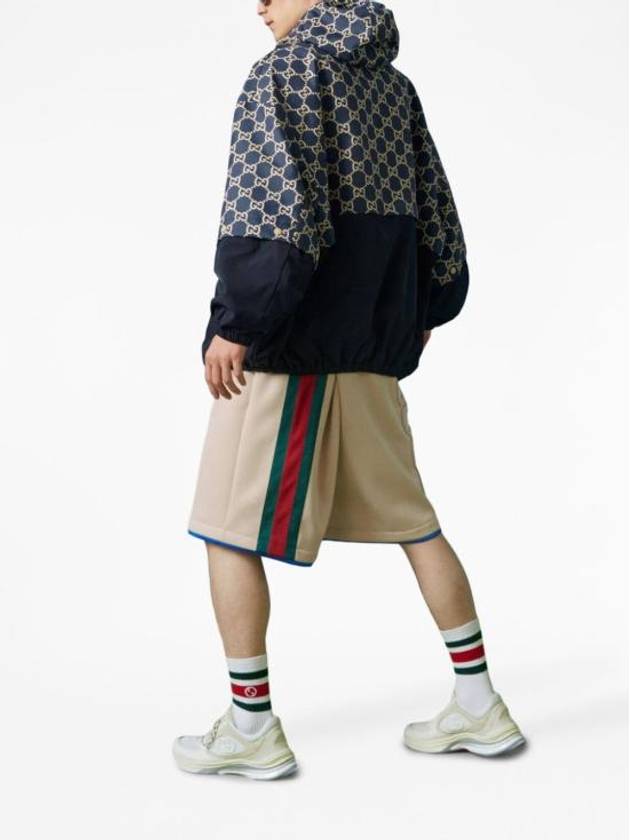 Neoprene Basketball Shorts Ivory - GUCCI - BALAAN 7