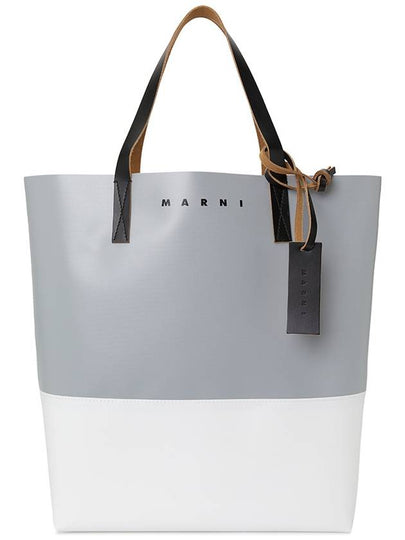 Tribeca Shopping Tote Bag Grey - MARNI - BALAAN 2