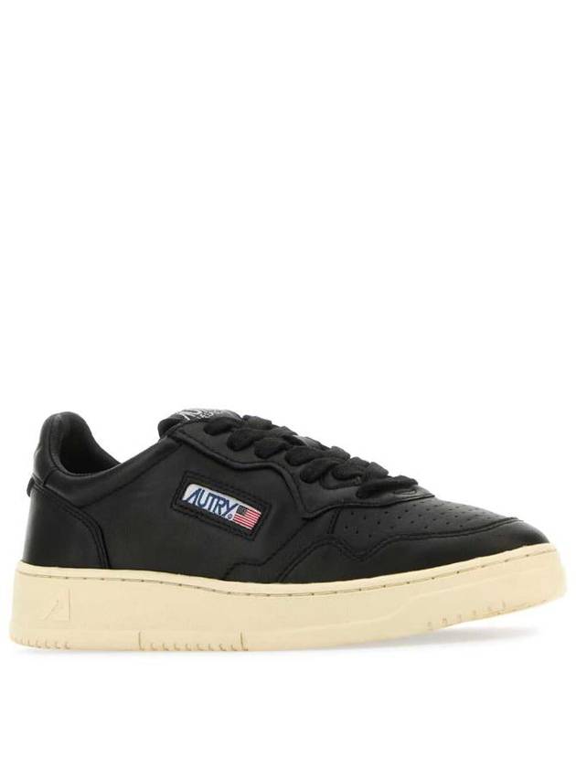 Medalist Low Top Sneaker in Super-Soft Black Nappa - AUTRY - BALAAN 3