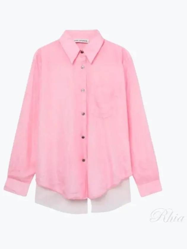 Apron Cotton Silk Shirt Pink - OUR LEGACY - BALAAN 2