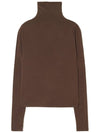 Soft turtleneck neck polar t shirt brown - LESEIZIEME - BALAAN 2