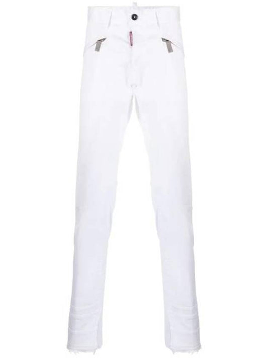 Men's Cool Guy Straight Pants White - DSQUARED2 - BALAAN 1