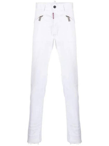 Men's Cool Guy Straight Pants White - DSQUARED2 - BALAAN 1