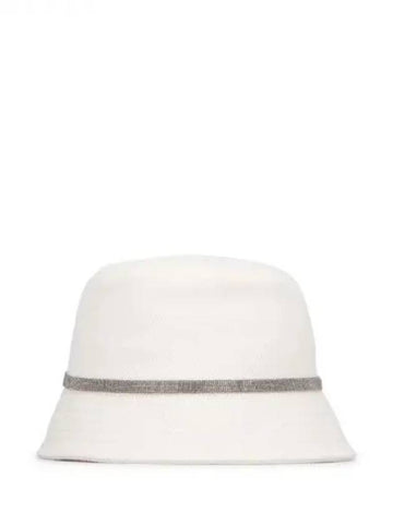 Monili Band Cotton Linen Bucket Hat 270966 - BRUNELLO CUCINELLI - BALAAN 1