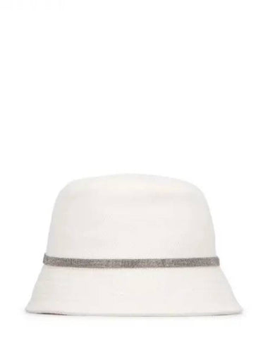 Monili Band Cotton Linen Bucket Hat 270525 - BRUNELLO CUCINELLI - BALAAN 1