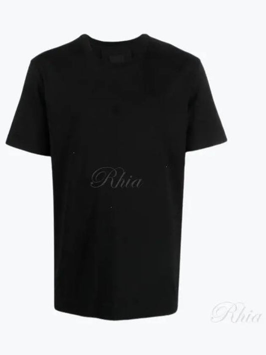 Embroidered 4G Logo Cotton Short Sleeve T-shirt Black - GIVENCHY - BALAAN 2