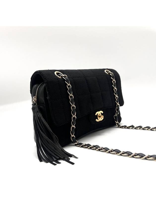 Classic fabric tassel shoulder bag - CHANEL - BALAAN 3