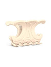 Triomphe Large Hair Claw in Acetate & Steel Ivory - CELINE - BALAAN 1