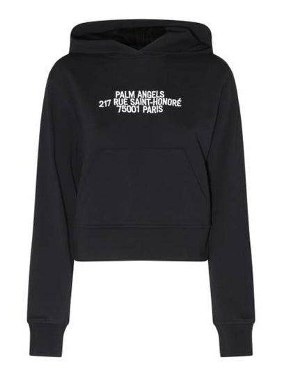 Cotton Hoodie Black - PALM ANGELS - BALAAN 2