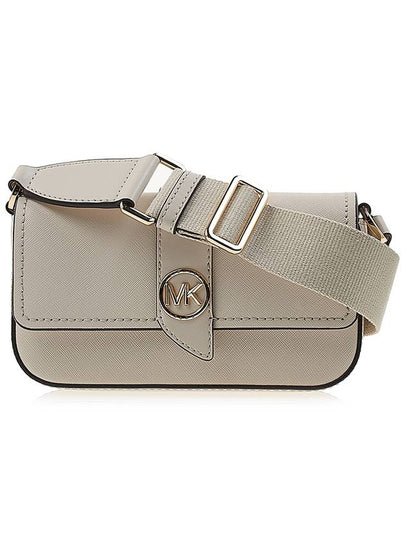 Greenwich Small Saffiano Leather Sling Cross Bag White - MICHAEL KORS - BALAAN 2