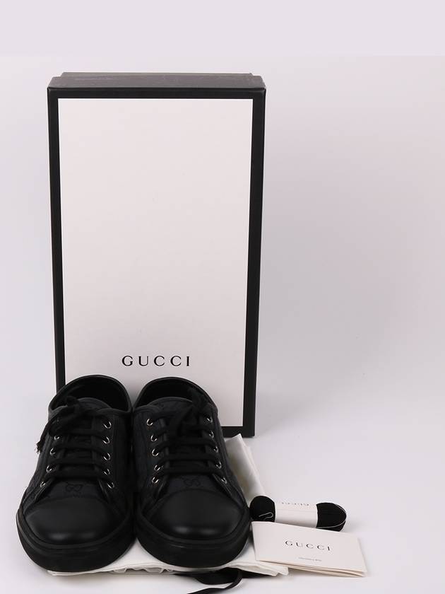 GG pattern black 6 5 low top sneakers 426189 - GUCCI - BALAAN 10