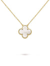 Van Cleef & Arpels Vintage Alhambra Pendant Necklace Yellow Gold Mother Of Pearl - VANCLEEFARPELS - BALAAN 2
