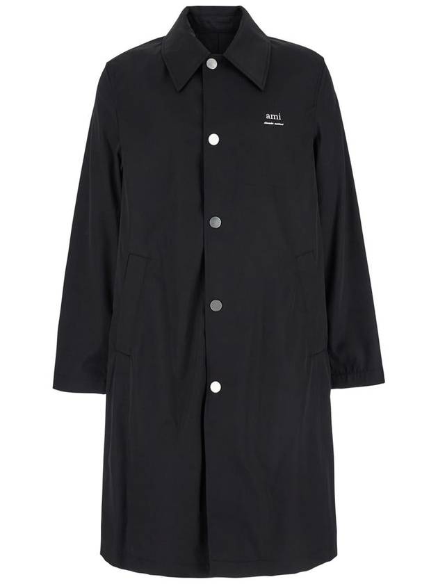 Alexandre Mattiussi Rain Coat Black - AMI - BALAAN 2