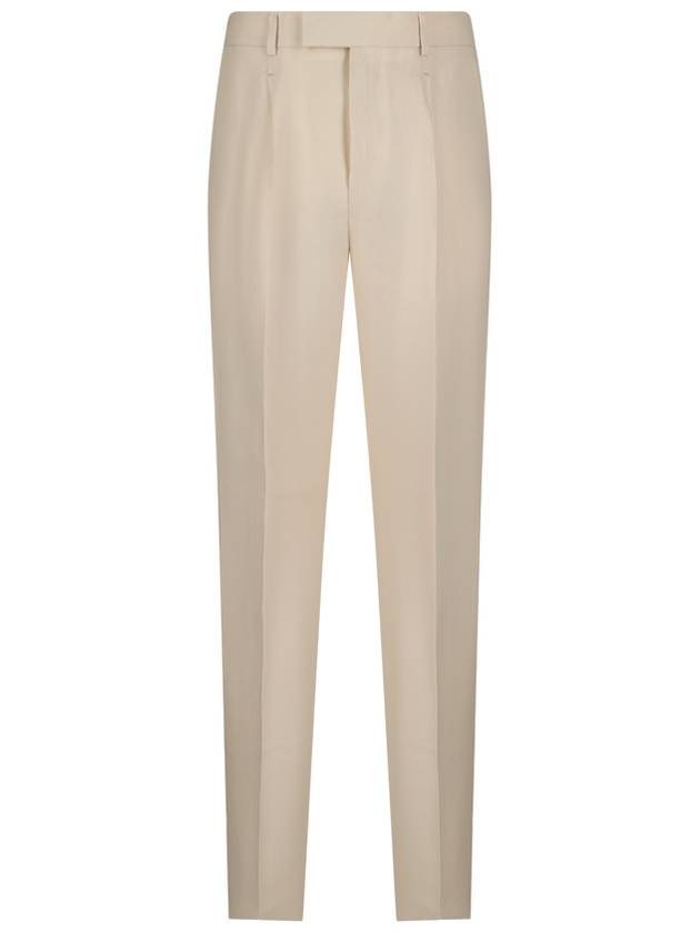 OASI LINEN PANTS - ERMENEGILDO ZEGNA - BALAAN 1