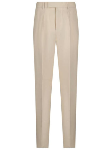 OASI LINEN PANTS - ERMENEGILDO ZEGNA - BALAAN 1