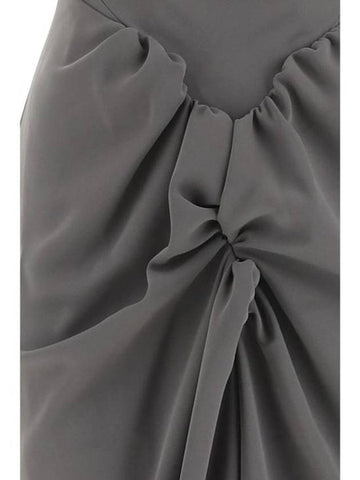 Panther Draped Sleeveless Long Dress Grey - VIVIENNE WESTWOOD - BALAAN 1