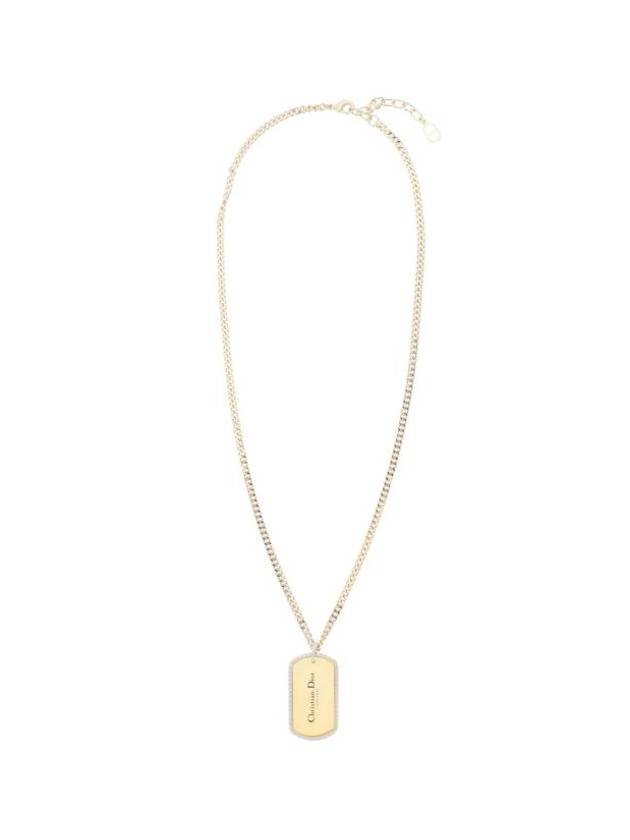 Chain Logo Necklaces Gold - DIOR - BALAAN 1