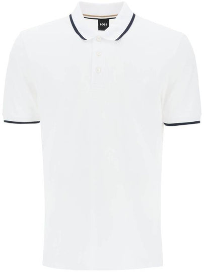 Rubberize Logo Cotton Polo Shirt 50494697 - HUGO BOSS - BALAAN 2